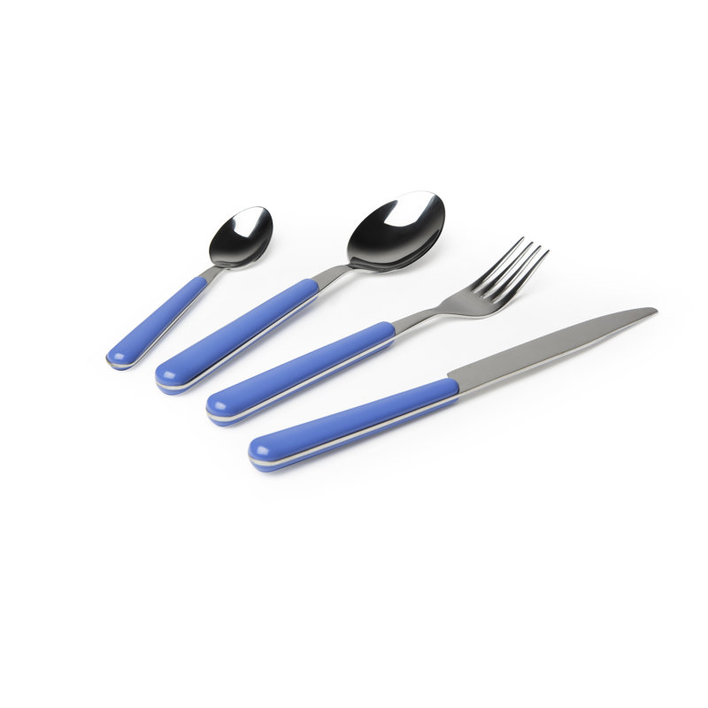 Trendy Rosita 24 Piece Cutlery Set, Service for 6, Blue