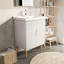 Sahra Single Bathroom Vanity with Ceramic Basin-6857909-6857908