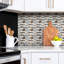 Como 50x100 cm Pvc Singular Tile in Brown