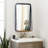Aonghas Engineered Wood Flat Wall Mirror
