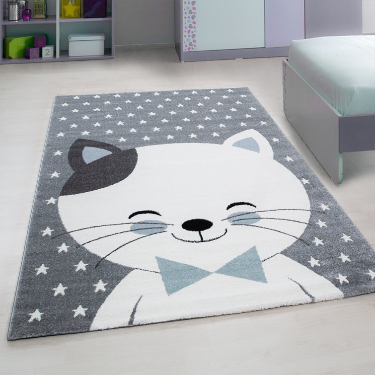 Baymore Animal Print Flatweave Area Rug