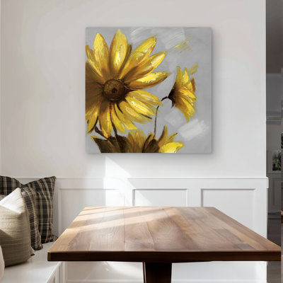Mountain arnica flowers - Metal Print for Bedroom Decor