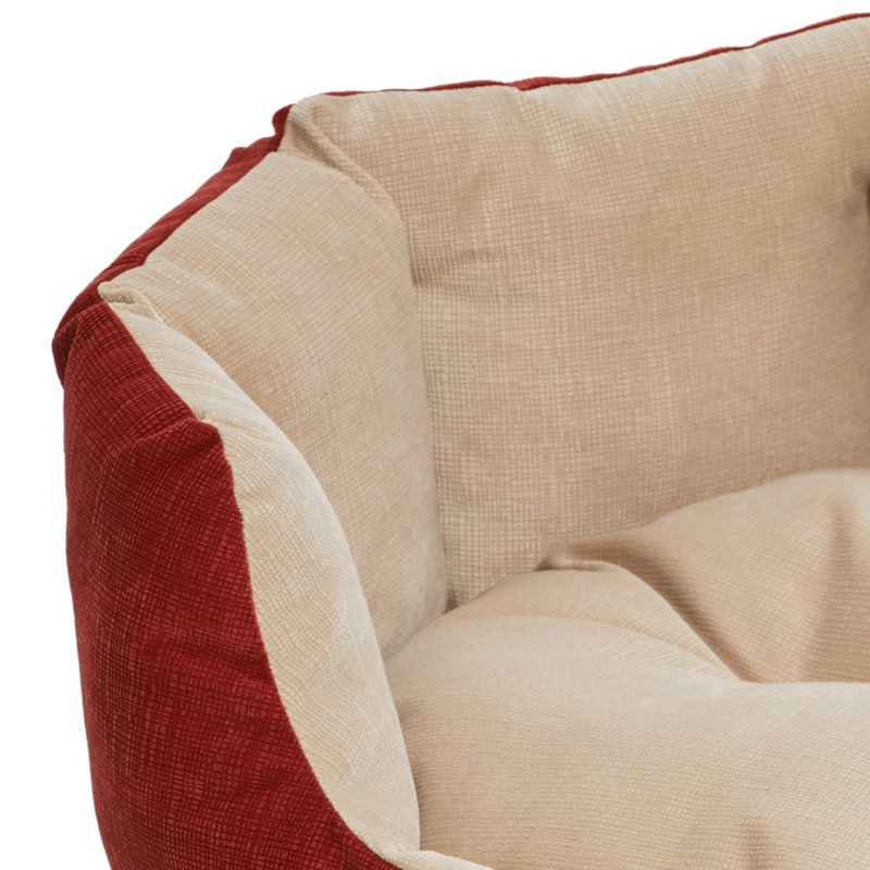 Traversin pour animaux de compagnie Quiet Time, Brun roux, L 25,75 po x P 20 po x H 10 po