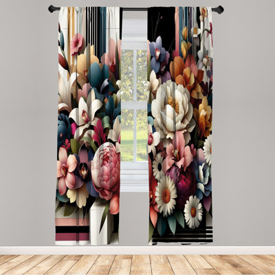 Semi Sheer Curtain Pair