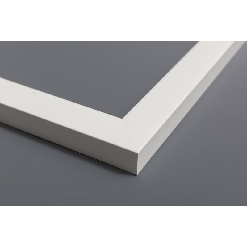 Roi des narvals, Papier avec cadre blanc, H 14 po x l 11 po x P 0,75 po