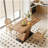Chic Kitchen Table,Dining Table,X Shaped Design Greeting Table