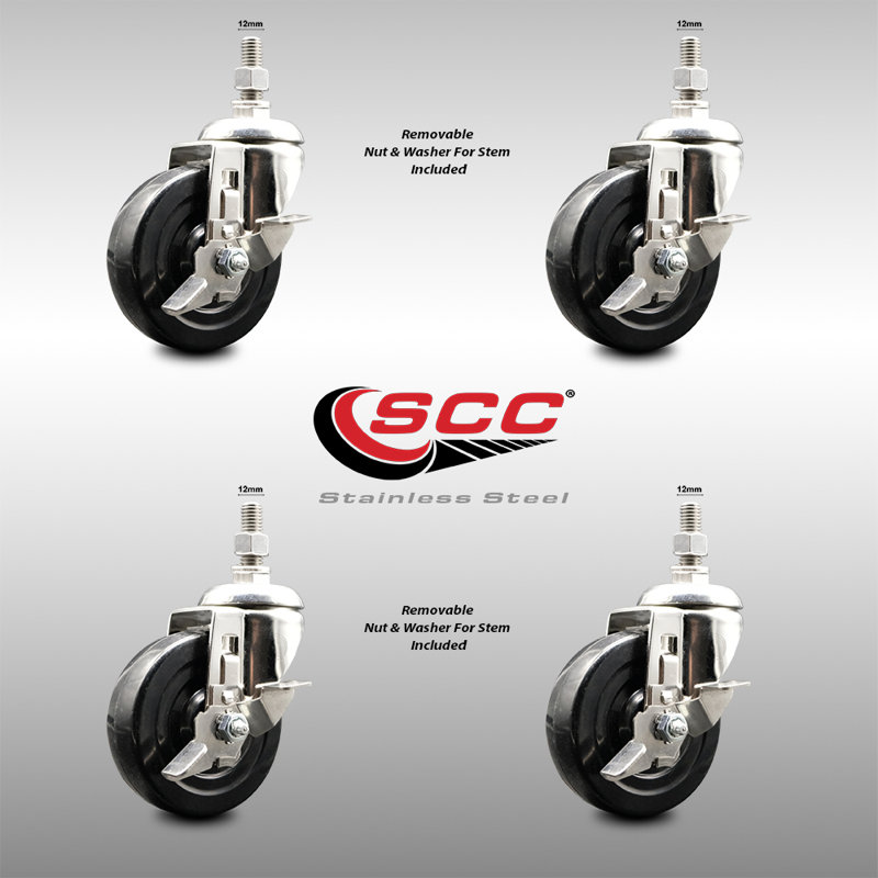 Hard Rubber Caster