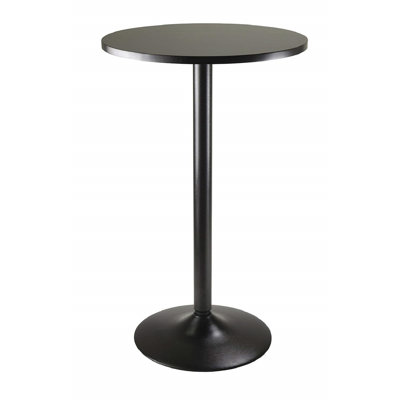 Piqua Round Metal Base Dining Table