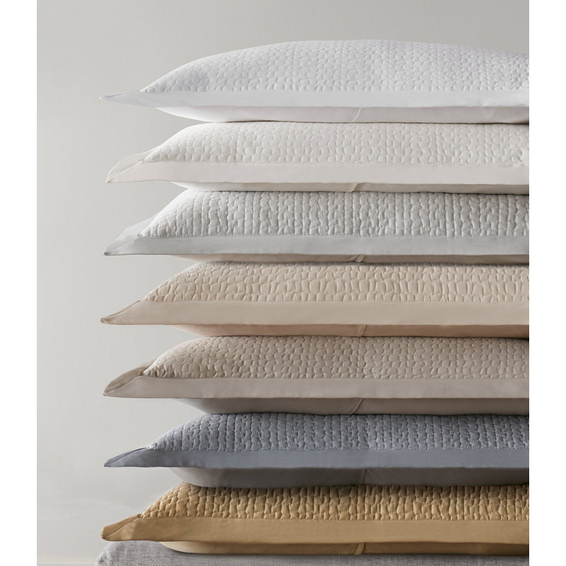 Hamilton Quilted Sham, Linen, King