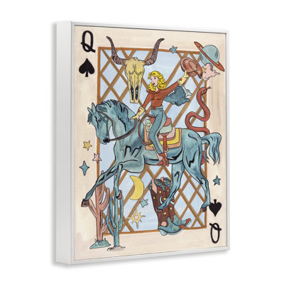 «Cowgirl Queen of Hearts», estampe numérique par Joris Hoefnagel