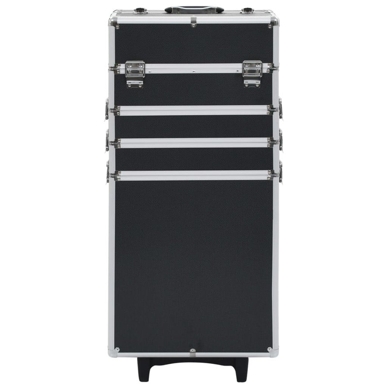 Vidaxl Make-Up Trolley Aluminium Black