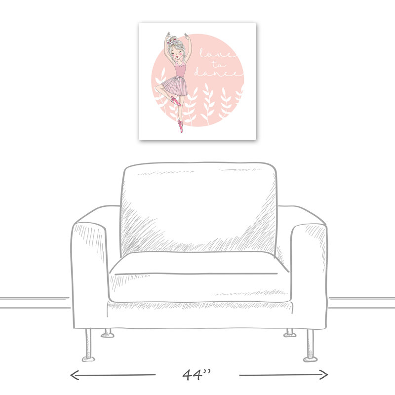 Art sur toile love to danse Planterra, H 20 po x l 20 po x P 1,25 po