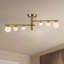 Cypress 2 Arm Opal Glass LED Semi-Flush-1120594629