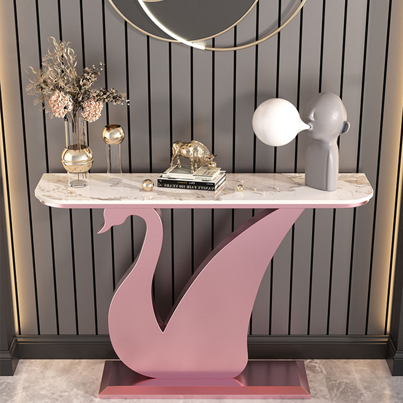Morris, Or rose, H 31,5 po x l 55,1 po x P 11,8 po, Crème, crème