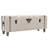 Storage Benches 3 pcs Cream Solid Wood Fir & Fabric