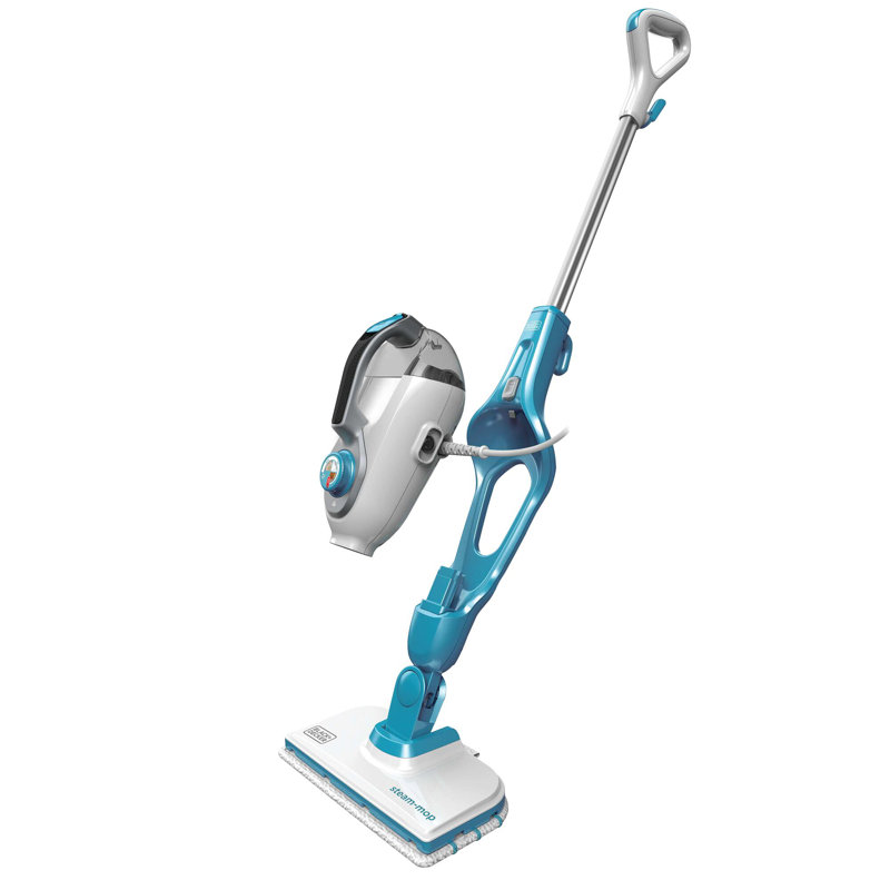 Solution de nettoyage à la vapeur complète 7 en 1 avec gant NOIR + DECKER SteamMop ™ + gant
