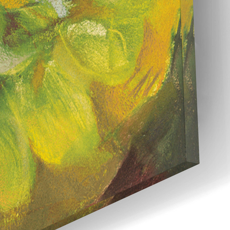 «Zinnia Gala I» par Carol Rowan, H 12 po x l 12 po x P 0,13 po