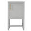 Meuble-lavabo de 20 po avec lavabo en céramique, porte à fermeture douce, poignée de bar et teinture - Finition peinte pour la fonctionnalité-133600179-133600181