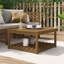 Singita Rectangular Pine Solid Wood Outdoor Coffee Table-250652304-250652311