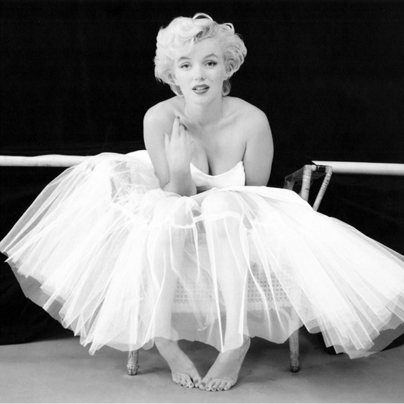 Marilyn Monroe, danseuse de ballet, H 28 po x l 28 po