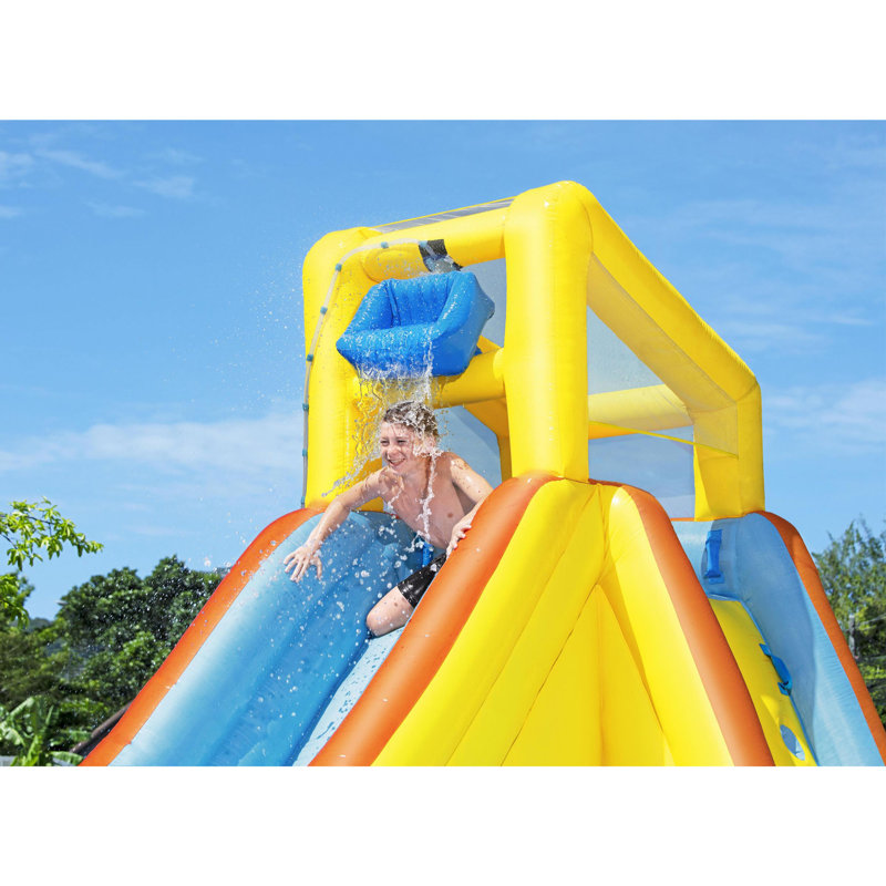 Beachfront Bonanza Inflatable Water Park with Slide and Pool