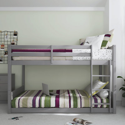 Lit superposé simple en bois massif Korbin 