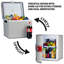 Koolatron 12V Electric Cooler/Warmer 42L (45 qt), Two-Way Design, Grey