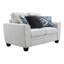 Causeuse Ralph Chenille avec coussins décoratifs - gris-1442909418