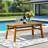 Patio Light Brown Wood Coffee Table