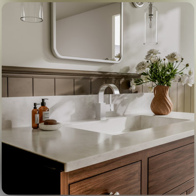 NO Single-handle Bathroom Faucet with Drain Assembly