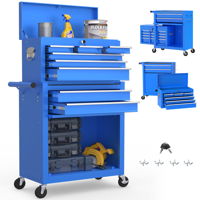 Canisteo 24.4" Tool Box, Blue