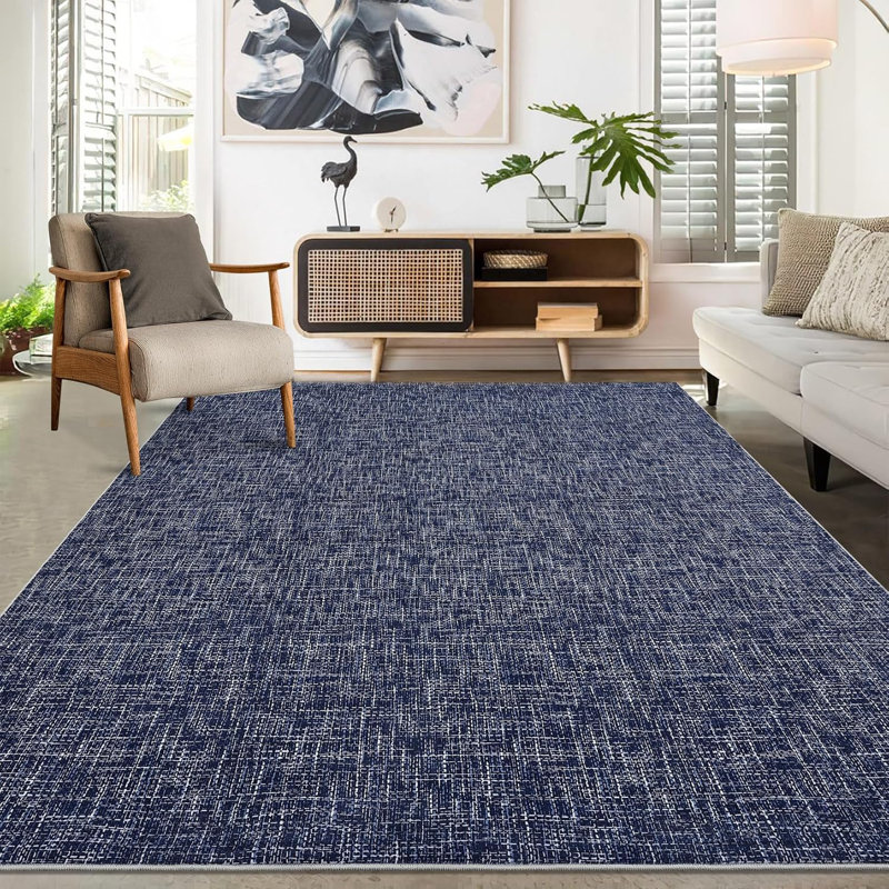 Rug Washable Rug Modern Abstract Mat Hallway Contemporary Solid Rug Non-Slip Foldable Aesthetic Accent Floor Carpet Grey