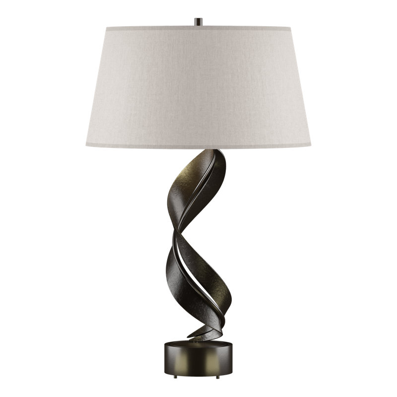 Folio 25.1" Table Lamp, Flax, Bronze