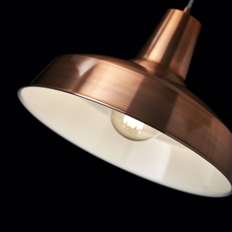 1 - Light Dome Pendant, Bronze