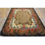Open Neutral Brown Color Field Antique Late 19th Century American Hooked Rug