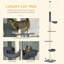 685.8cm H Cat Tree