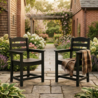 All-Weather HDPE Outdoor Dining Chairs