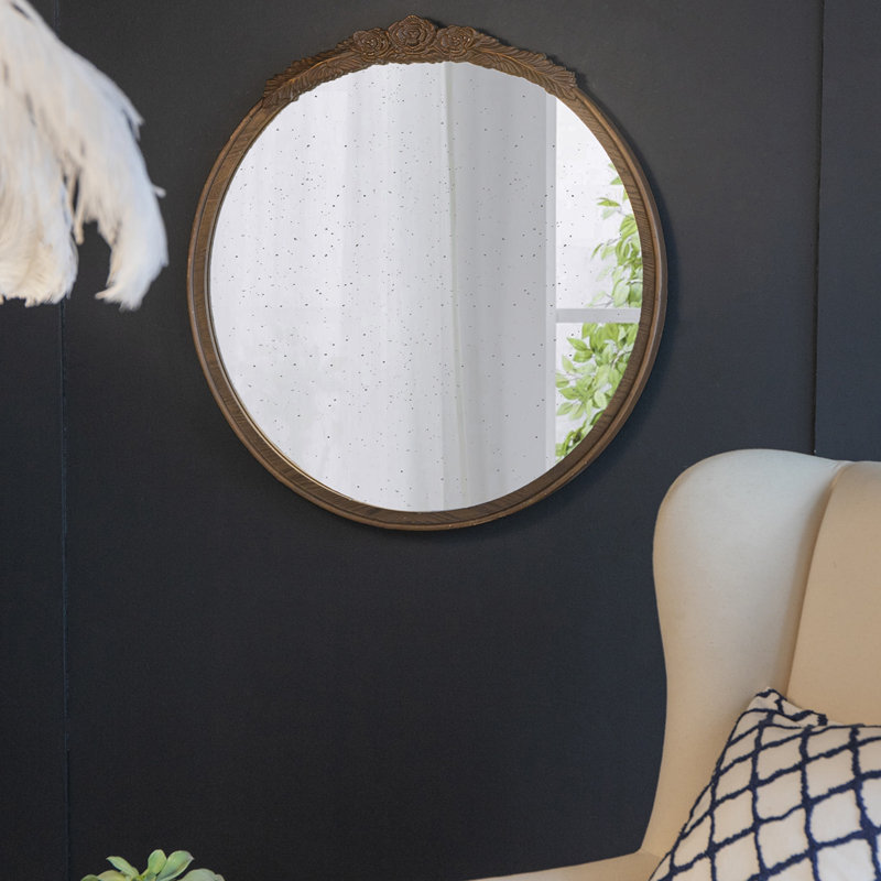 Miroir rond manufacturé