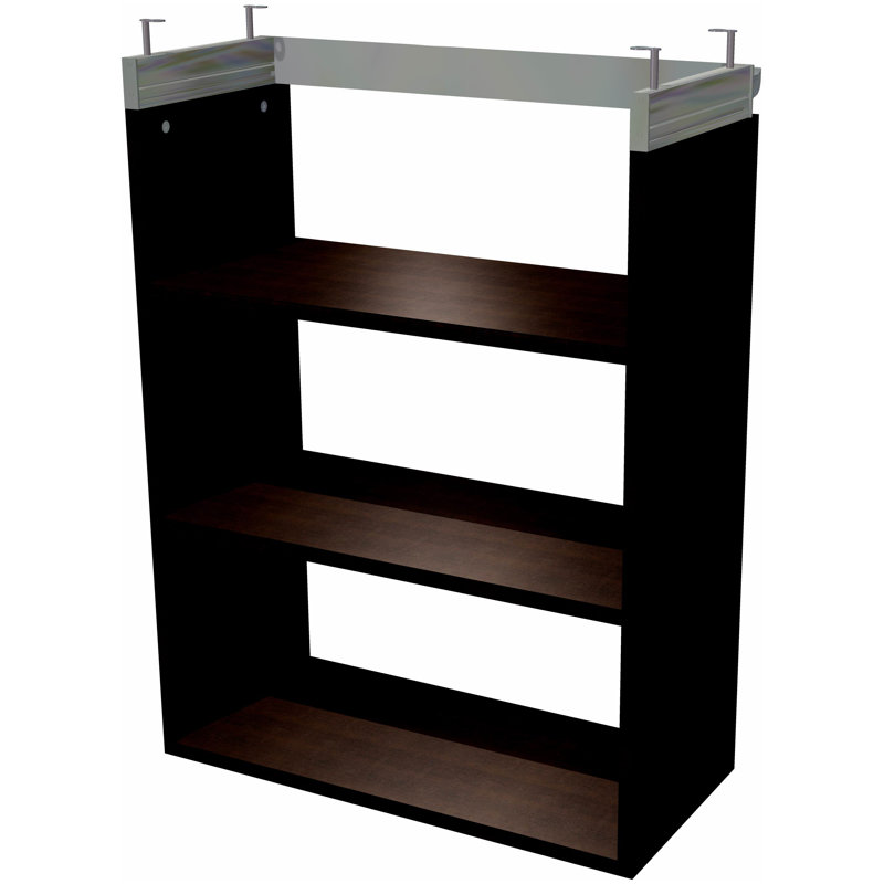 Single Shelf-Hang Closet Shelf with Cubby, 36.50" x 72" x 12.25", White