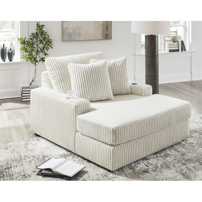 Méridienne Lindyn Ivory, Beige