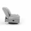 Corduroy Manual Glider Rocking Armless Recliner Sofa for Small Spaces-63005547
