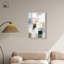 Décoration murale encadrée, "Deep Green and Cream I" par Art Remedy, cadre blanc, 20 x 30-912664395-912664390