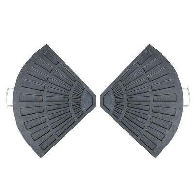 Adeliah Concrete Free Standing Umbrella Base