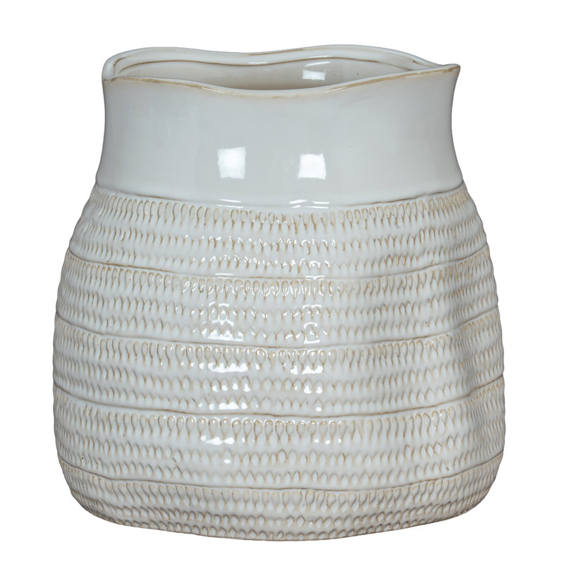 Catheline Handmade Ceramic Table Vase, 17cm H x 18cm W x 18cm D