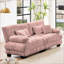 Canapé modulaire capitonné en chenille pour salon-1803640849