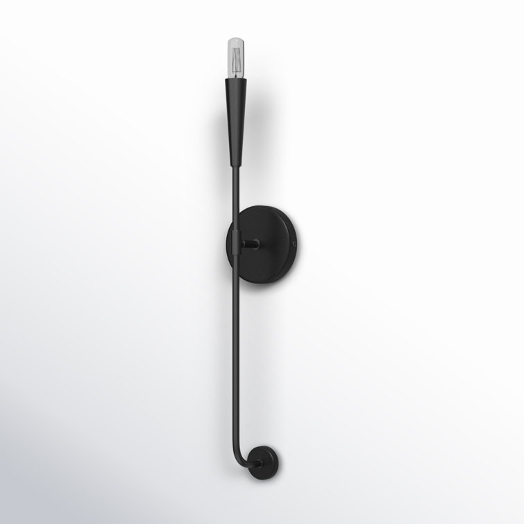 Zima Single Light Steel Dimmable Wallchiere & Reviews | Joss & Main