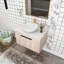 Ensemble de meuble-lavabo simple 29,5 po avec plateau en céramique Judtih
