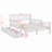 Wood Platform Bed With Guardrails On Both Sides And Drawers-1849508169-1849508168