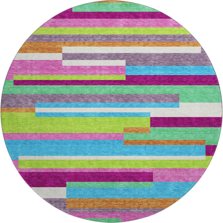 Premium Machine Washable Prisco Lavender Rug