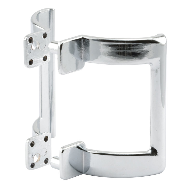 Ensemble de poignées de porte de douche Prime-Line, centres de trous de fixation de 2 1/4 po, construction moulée sous pression (1 ensemble)